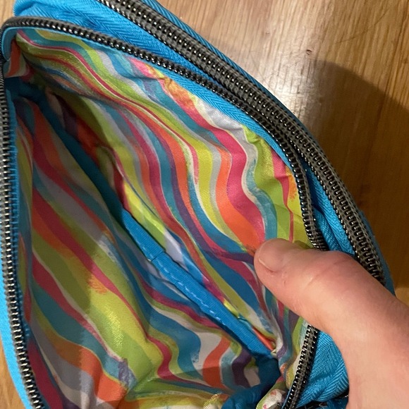 Lug Coupe SE Crossbody Bag Sky Blue Teal Quilted Belt Bag Convertible NWT - Picture 5 of 8